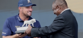 President Ramaphosa Celebrates Golf History as DeChambeau Claims Title