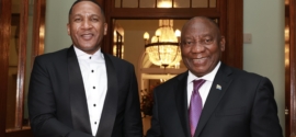 President Cyril Ramaphosa Hosts President Duma Boko at SACU Welcome Dinner